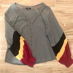 Vici balloon sleeve top